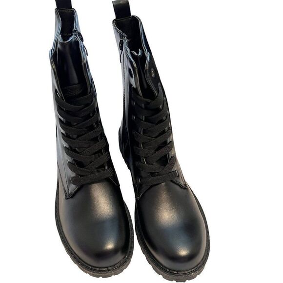 Women's Mid Calf Lace Up Combat Boots Size 9 NWOT - Picture 7 of 11